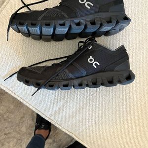 On Cloud X Black Womens Shoes